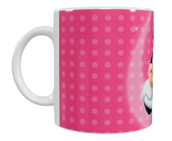 Minnie Mouse Keramik-Tasse – Rosa (330 ml)