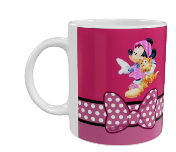 Minnie Mouse Keramik-Tasse – Pink (330 ml)