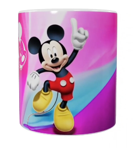 Mickey Mouse Keramik-Tasse – Pink (330 ml)
