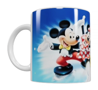 Mickey Mouse Keramik-Tasse – Bunt (330 ml)