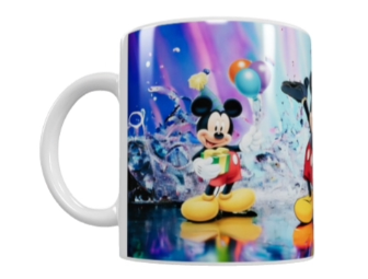 Mickey Mouse Keramik-Tasse – Bunt (330 ml)