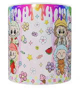 Labubu Keramik-Tasse – Bunte Characters (330 ml)