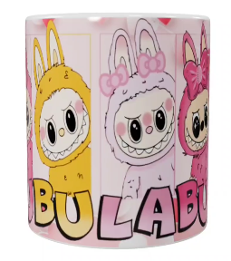 Labubu Keramik-Tasse – Buntes Charakterdesign (330 ml)