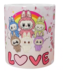 Labubu Keramik-Tasse – Love Edition (330 ml)