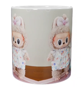 Labubu Keramik-Tasse – Süßes Duo Motiv (330 ml)
