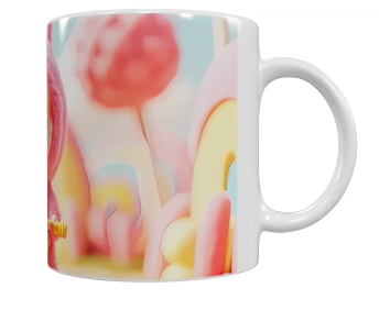 Labubu Keramik-Tasse – Pink (330 ml)