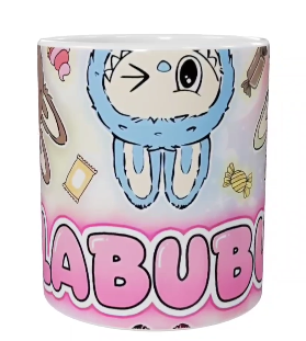 Labubu Keramik-Tasse – Buntes Motiv (330 ml)