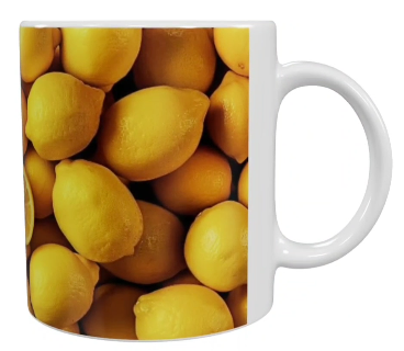 Früchte Keramik-Tasse – Zitronen (330 ml)