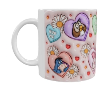 Valentinstasse – Keramik, Rosa (330 ml)