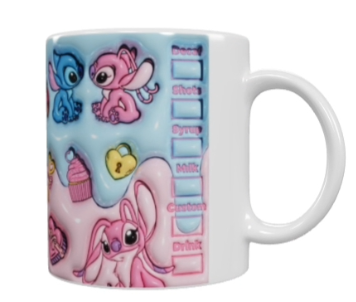 Ohana Coffee Keramik-Tasse – Valentinstag Edition (330 ml)