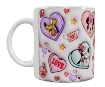 Disney Valentinstags-Keramik-Tasse (330 ml)