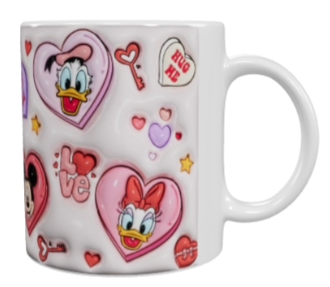 Disney Valentinstags-Keramik-Tasse (330 ml)