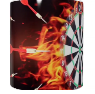 Vereins Keramik-Tasse – Darts (330 ml)