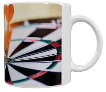 Vereins Keramik-Tasse – Darts (330 ml)