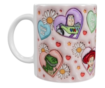Toy Story Keramik-Tasse – Valentinstag (330 ml)