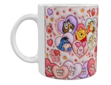 Winnie Pooh Valentinstasse – Keramik (330 ml)