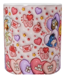 Winnie Pooh Valentinstasse – Keramik (330 ml)