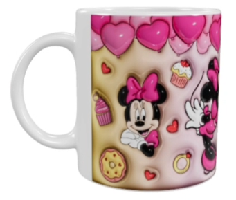 Mickey & Minnie Valentinstasse – Rosa (330 ml)