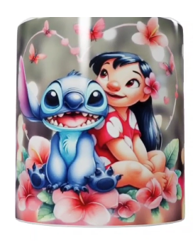 Stitch Keramik-Tasse – Blumenzauber (330 ml)