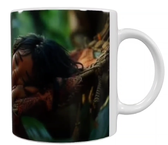 Stitch Keramik-Tasse – Dschungeltraum (330 ml)