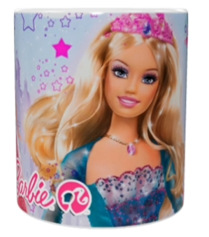 Barbie Keramik-Tasse – Prinzessinnen-Design (330 ml)