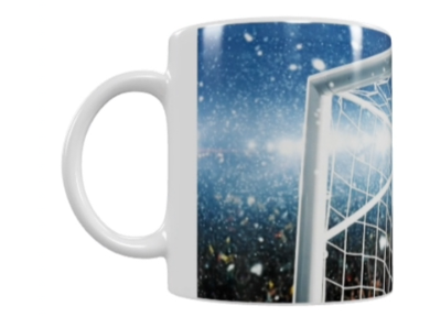 Fußball Keramik-Tasse – Stadionmoment (330 ml)