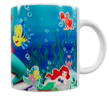 Ariel Keramik-Tasse – Unterwasserwelt (330 ml)