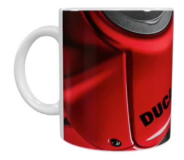 Ducati Keramik-Tasse – Rot (330 ml)