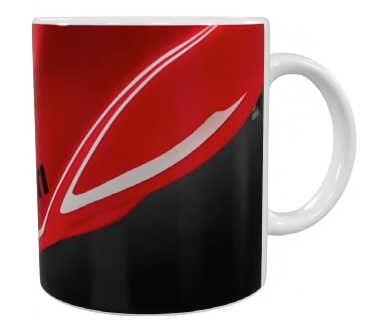 Ducati Keramik-Tasse – Rot (330 ml)