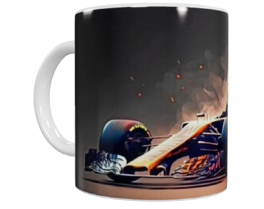 Auto Keramik-Tasse – Rennwagen (330 ml)