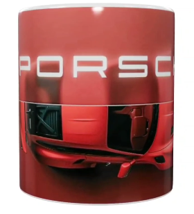 Auto Keramik-Tasse – Sportwagen-Design Rot (330 ml)