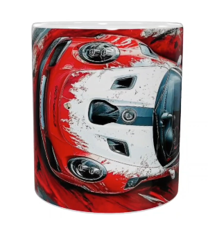 Auto Keramik-Tasse – Sportwagen Design (330 ml)