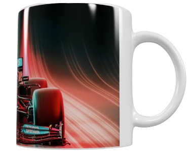Formel 1 Auto Keramik-Tasse (330 ml)