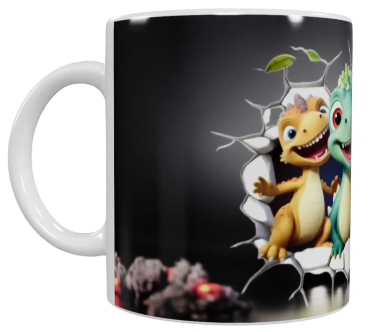 Dino Keramik-Tasse (330 ml)