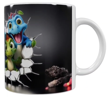 Dino Keramik-Tasse (330 ml)