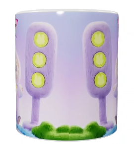 Labubu Keramik-Tasse – Lila (330 ml)