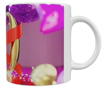 Geburtstags Keramik-Tasse – 70. Geburtstag (330 ml)