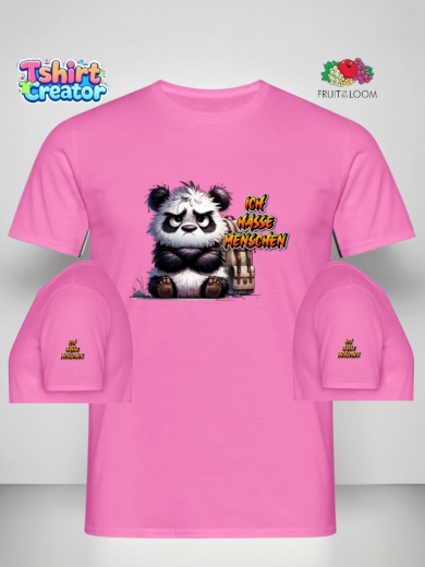 Grumpy Panda T-Shirt – „Ich hasse Menschen“