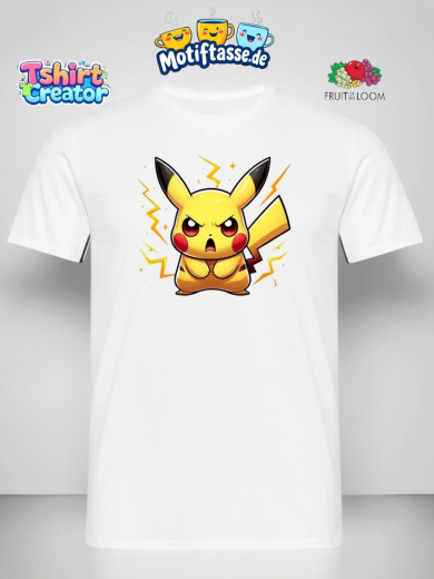 Motivtasse-Style trifft Pokémon – Pikachu T-Shirt