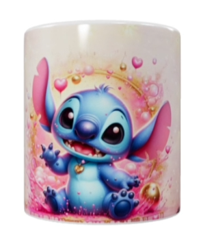 Weihnachts-Keramik-Tasse – Stitch Motiv (330 ml)