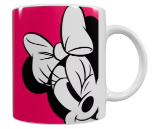 Minnie Mouse Keramik-Tasse – Pink (330 ml)