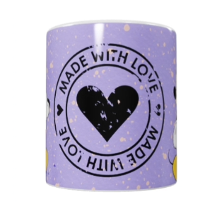 Mickey Mouse Keramik-Tasse – Lila (330 ml)