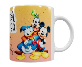 Mickey Mouse Keramik-Tasse – „Together Forever – Best Friends“ (330 ml)