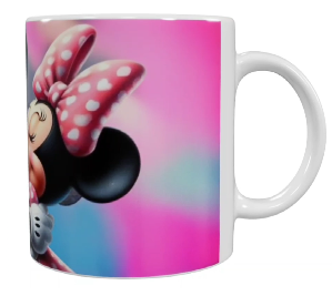 Mickey & Minnie Keramik-Tasse – Liebevolles Cartoon-Motiv (330 ml)