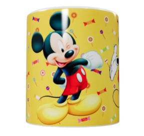 Mickey & Minnie Mouse Keramik-Tasse – Gelb (330 ml)