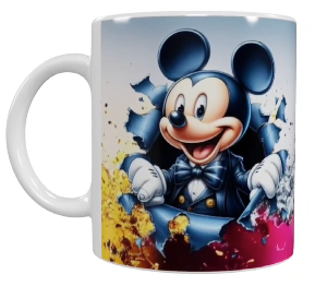 Mickey Mouse Keramik-Tasse – Bunt (330 ml)
