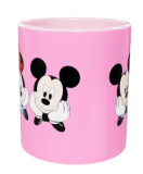 Mickey & Minnie Keramik-Tasse – Rosa (330 ml)