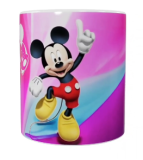 Mickey Mouse Keramik-Tasse – Pink (330 ml)