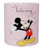 Mickey Mouse Keramik-Tasse – Rosa (330 ml)