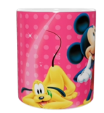 Mickey Mouse Keramik-Tasse – Pink (330 ml)